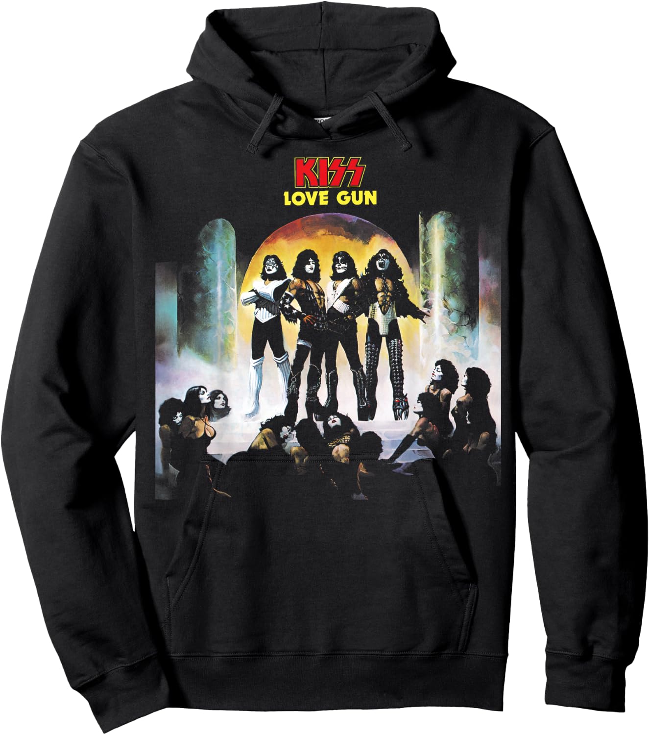 KISS - 1977 Love Gun Hoodie - Hoodie | Black