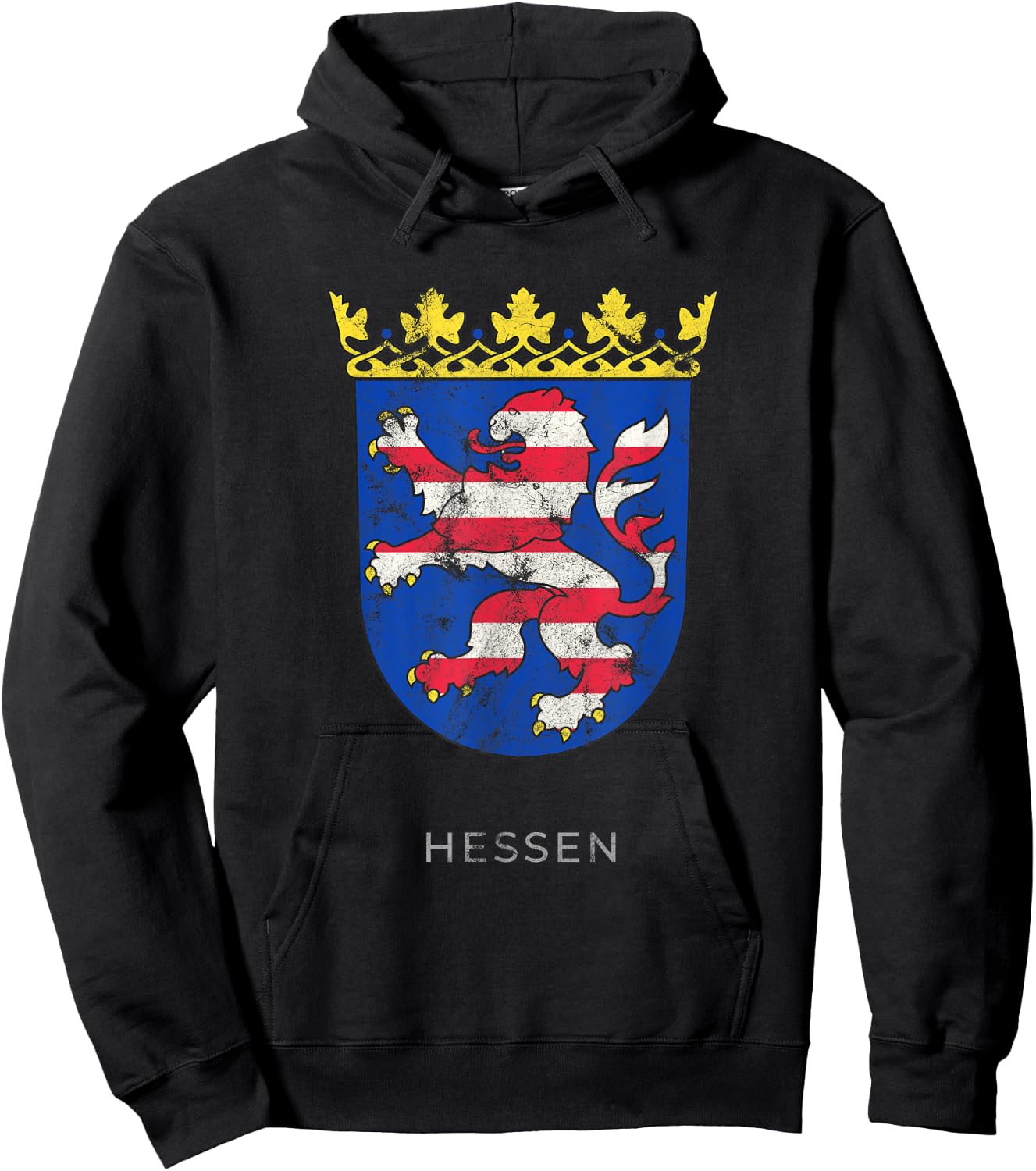 Hessen German Coat of arm Germany Deutsch Shirt Hoodie - Hoodie | Black