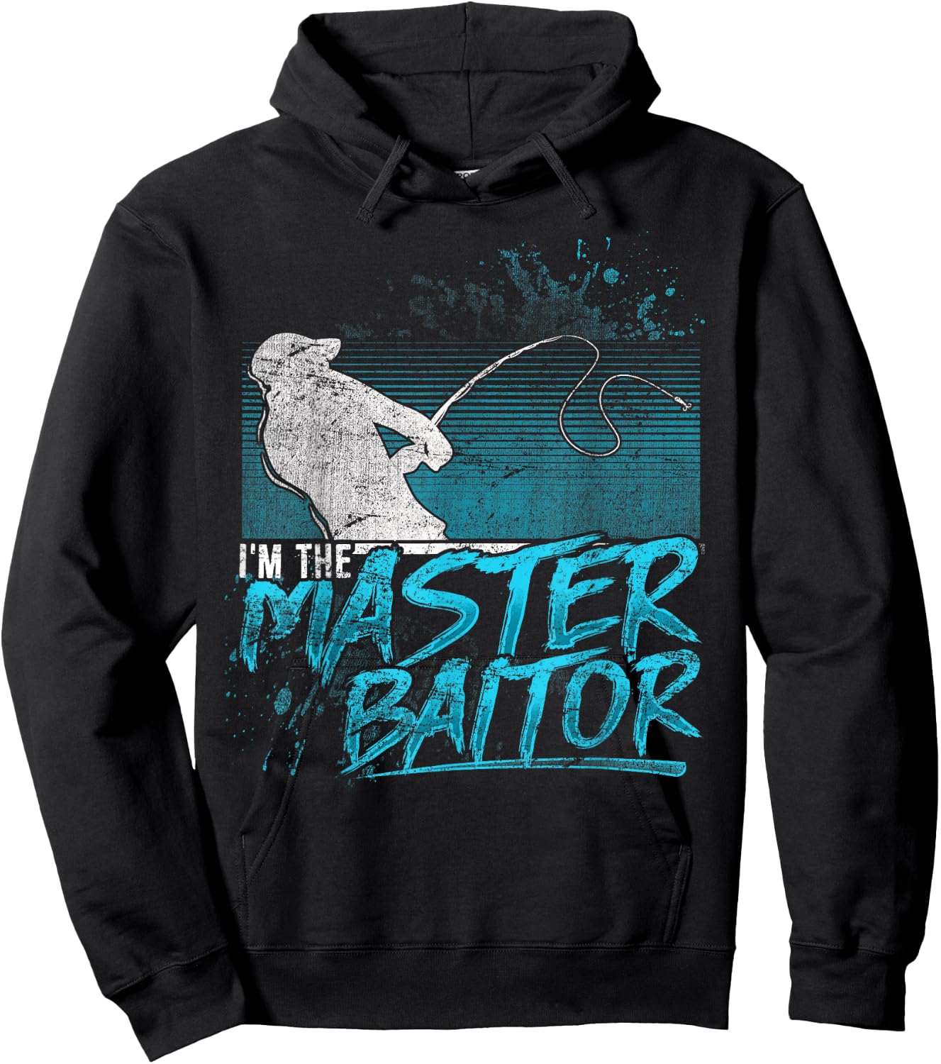 Funny Fishing Master Baitor T Shirt Hoodie - Hoodie | Black
