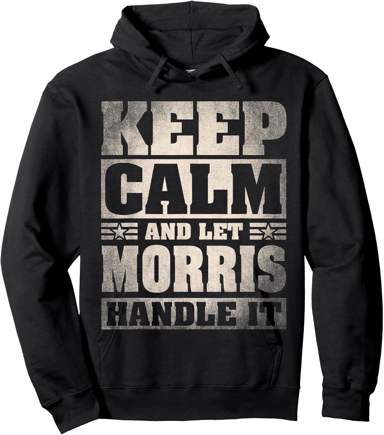 Morris Name Shirt Personalized Morris Last Name Hoodie - Hoodie | Black