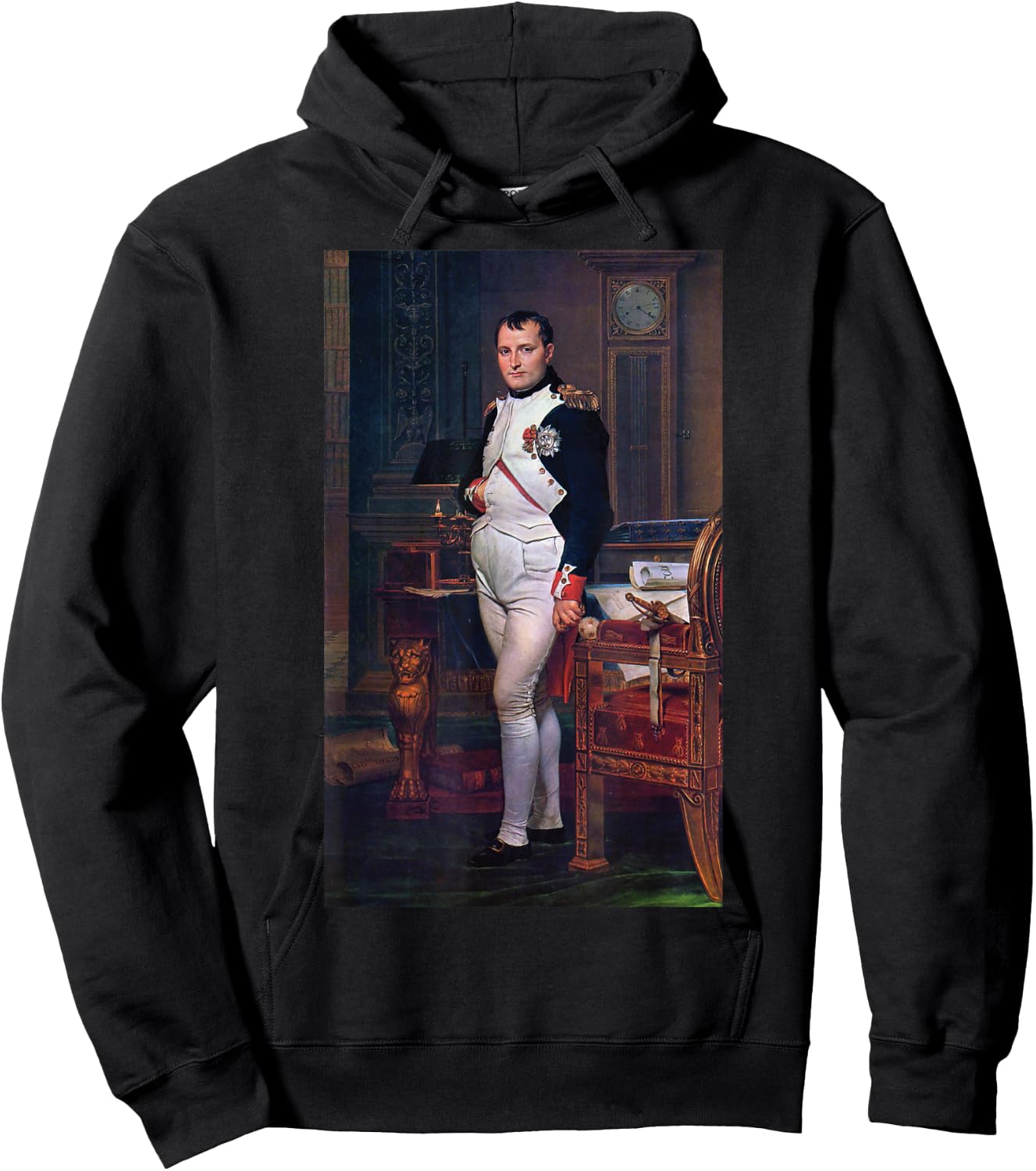 Napoleon Bonaparte Jacques-Louis David Neoclassicism Art Hoodie - Hoodie | Black