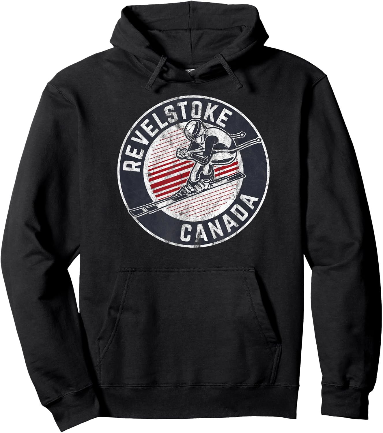 Revelstoke Canada Ski Hoodie - Hoodie | Black