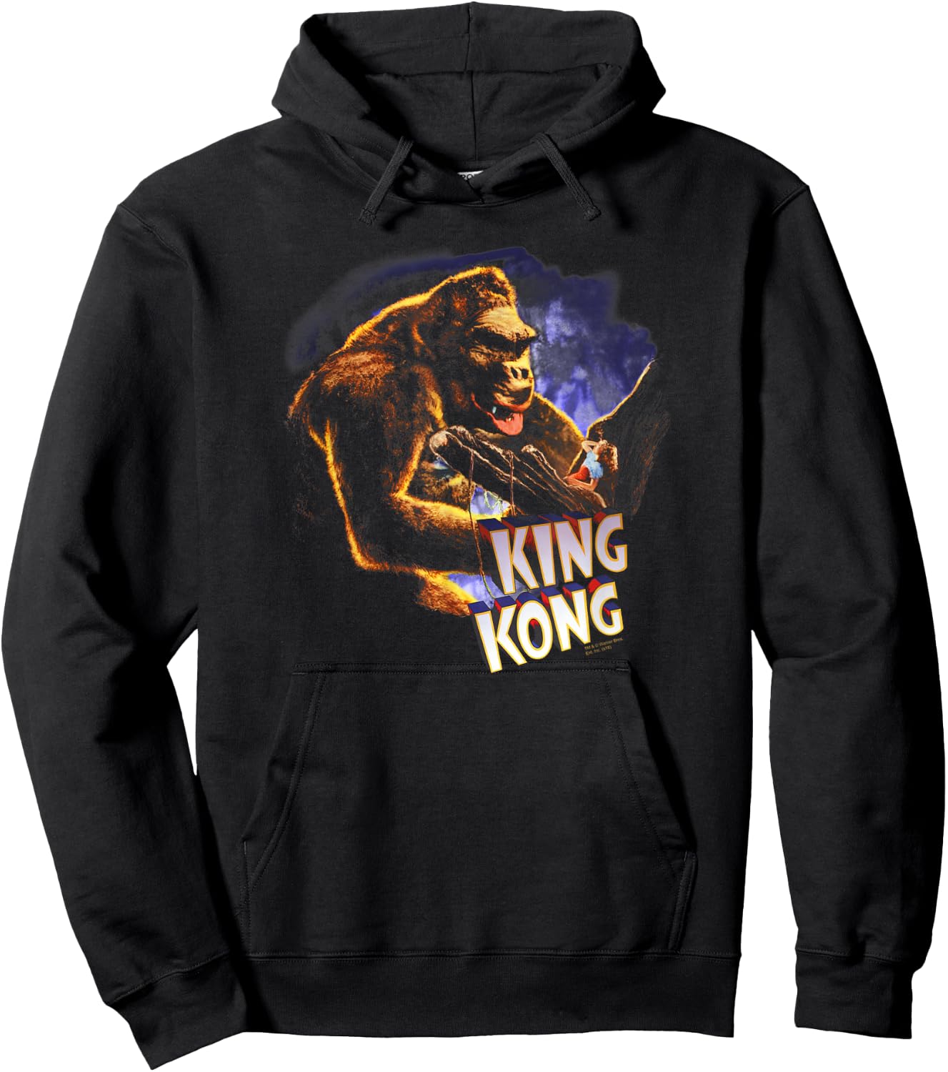 King Kong Kong and Ann T Shirt Hoodie - Hoodie | Black