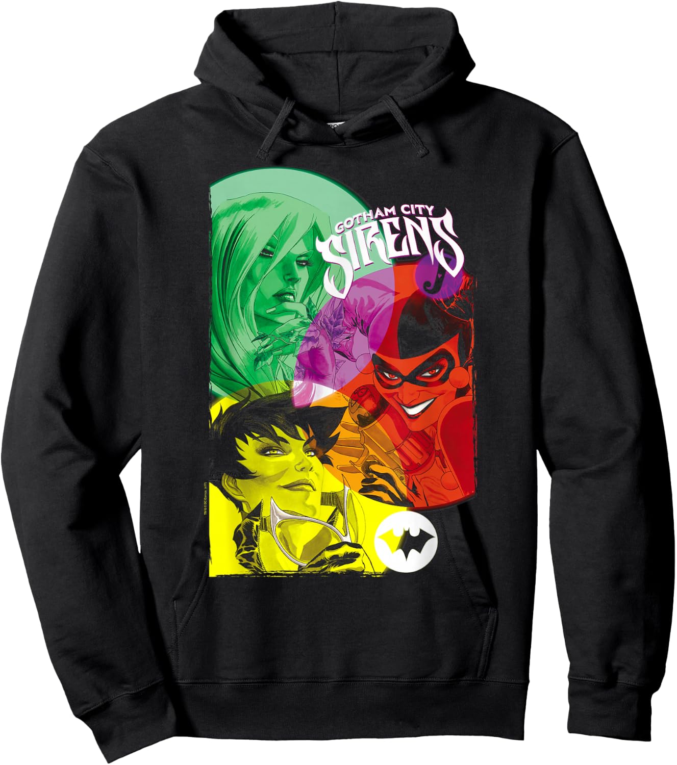 Batman Gotham Sirens Hoodie - Hoodie | Black