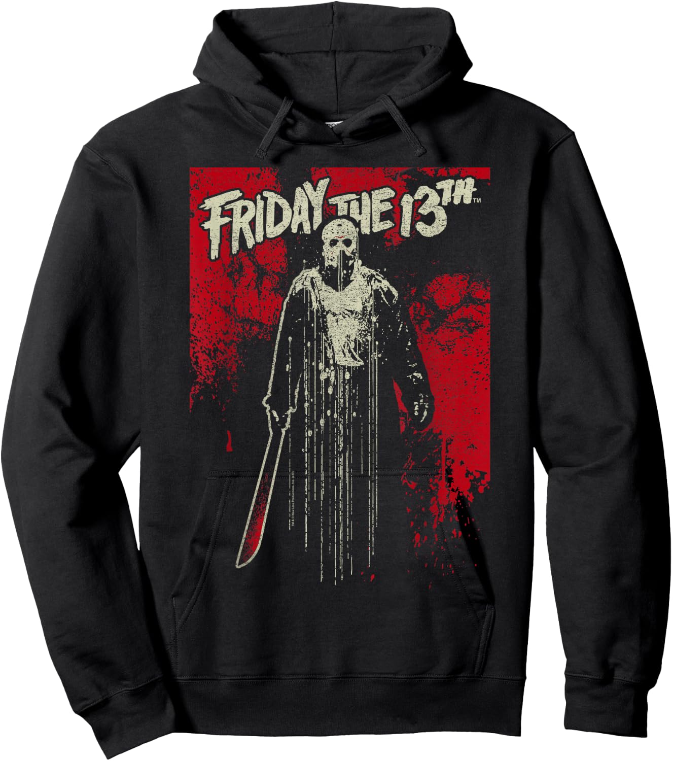 Friday The 13th Jason Drip T Shirt Hoodie - Hoodie | Black