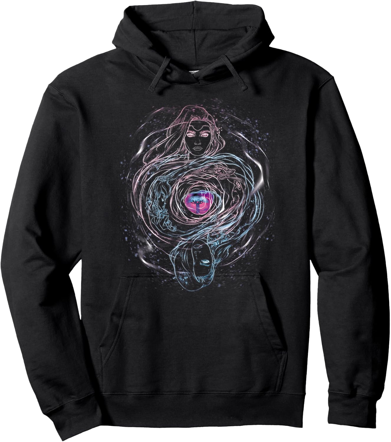 Marvel X-Men Jean Grey & Emma Frost Mind Meld Hoodie - Hoodie | Black