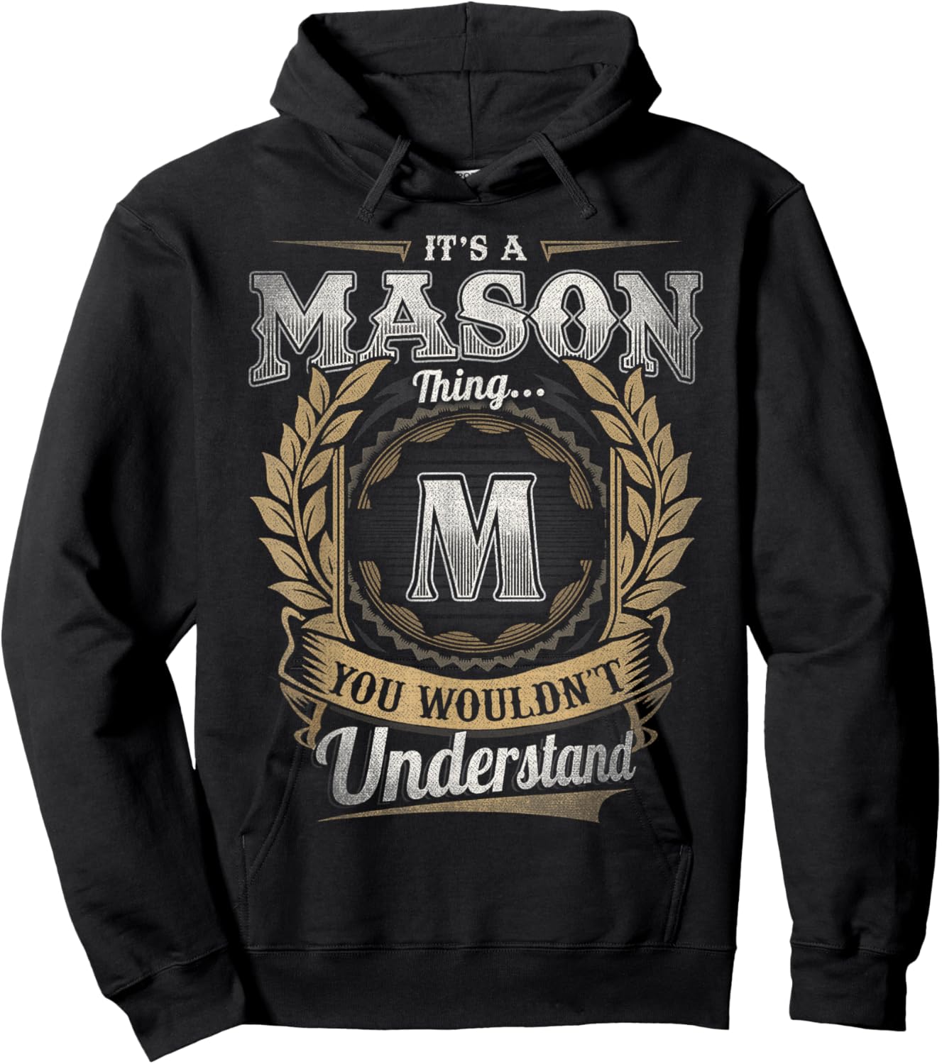 Mason Last Name Shirt It's A Mason Thing Hoodie - Hoodie | Black