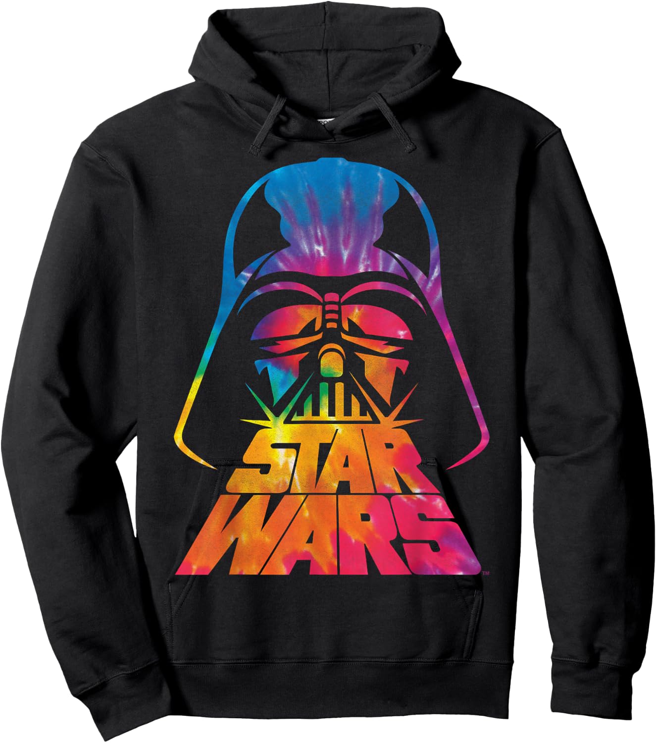 Star Wars Darth Vader Tie Dye Helmet Graphic Z1 Hoodie - Hoodie | Black