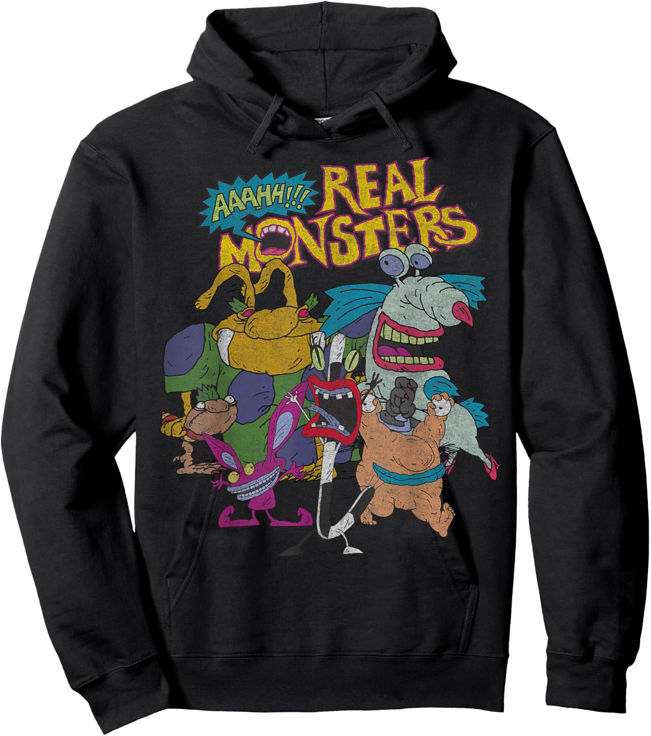 AAAHH Real Monsters Character Cast Hoodie - Hoodie | Black