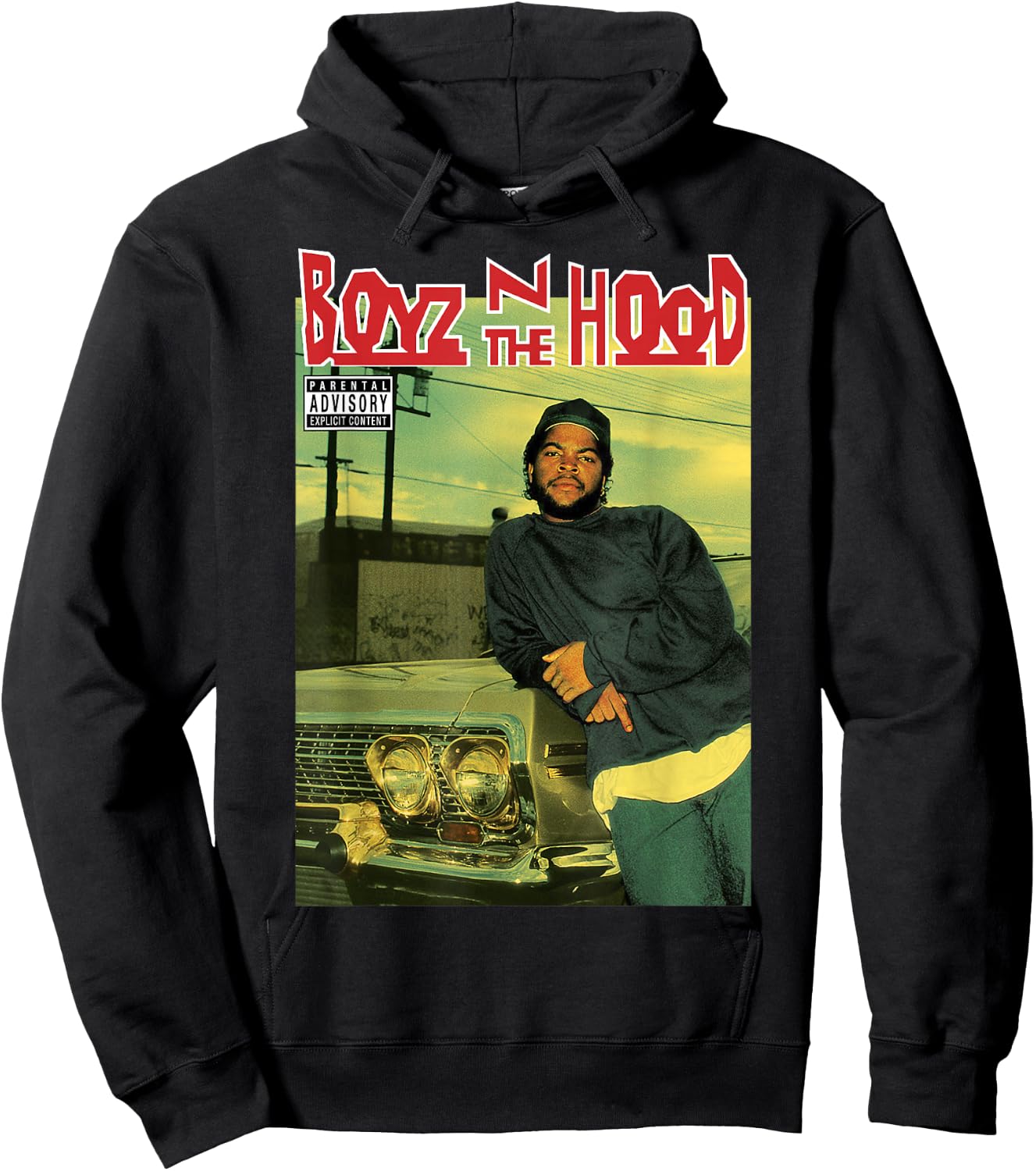 Boyz N The Hood Darrin Doughboy Album Cover Logo Small Hoodie - Hoodie | Black