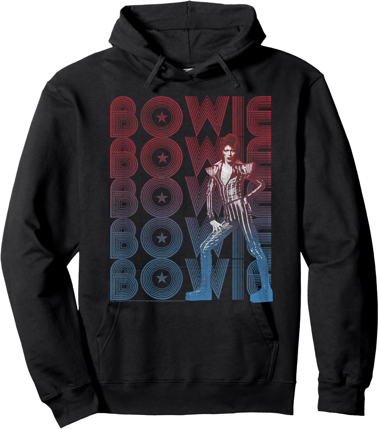David Bowie - Rise and Fall Hoodie - Hoodie | Black