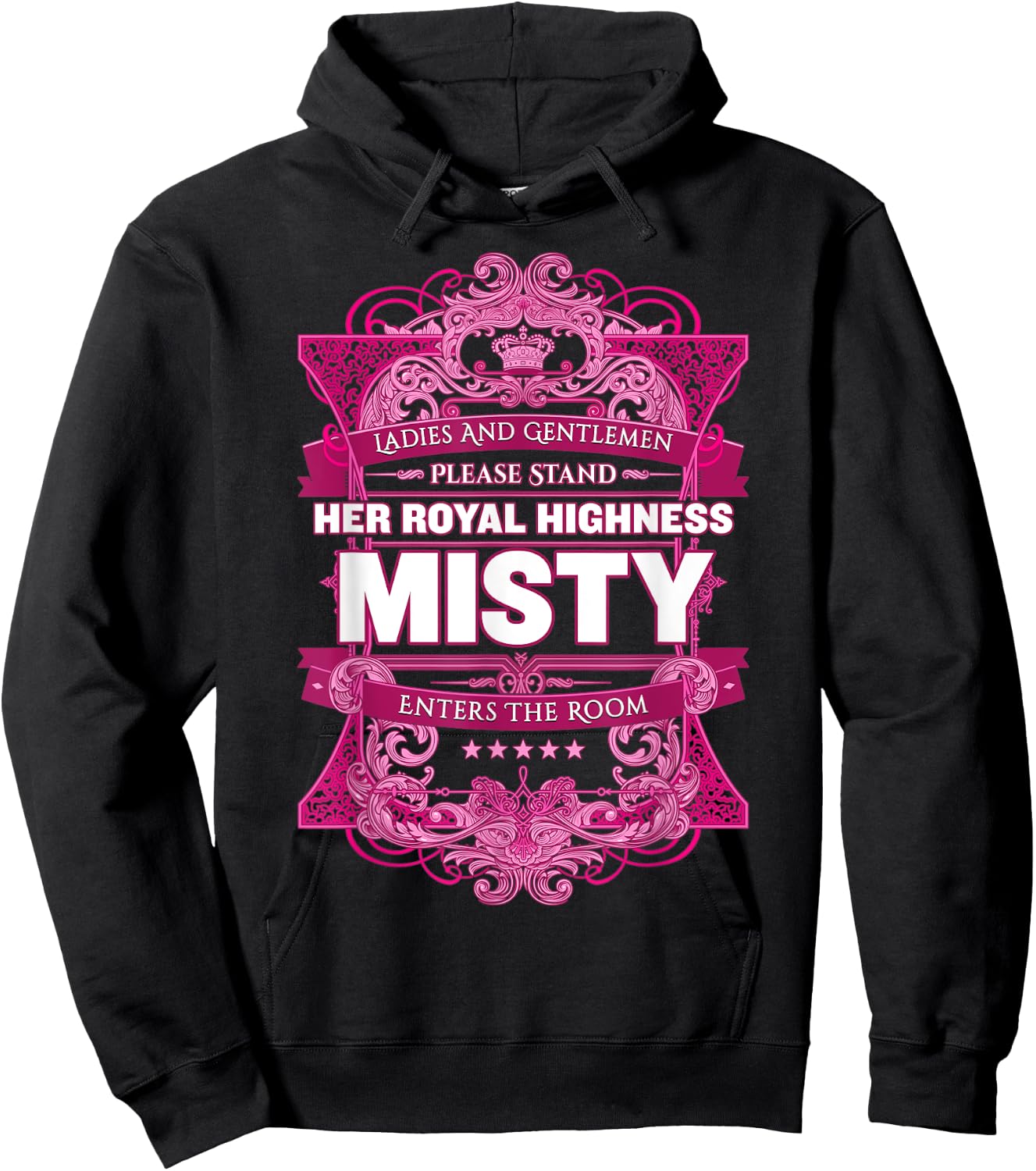 Misty First Name Hoodie - Hoodie | Black