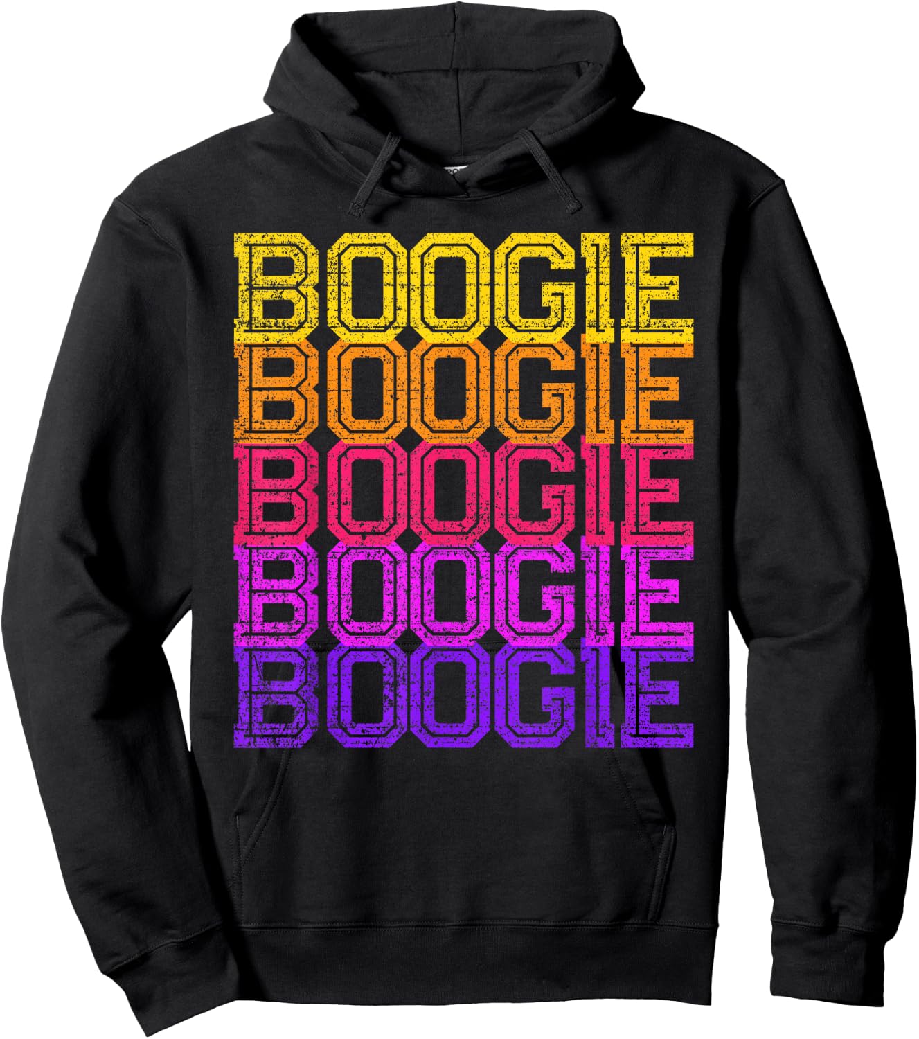 Retro Boogie Hoodie - Hoodie | Black