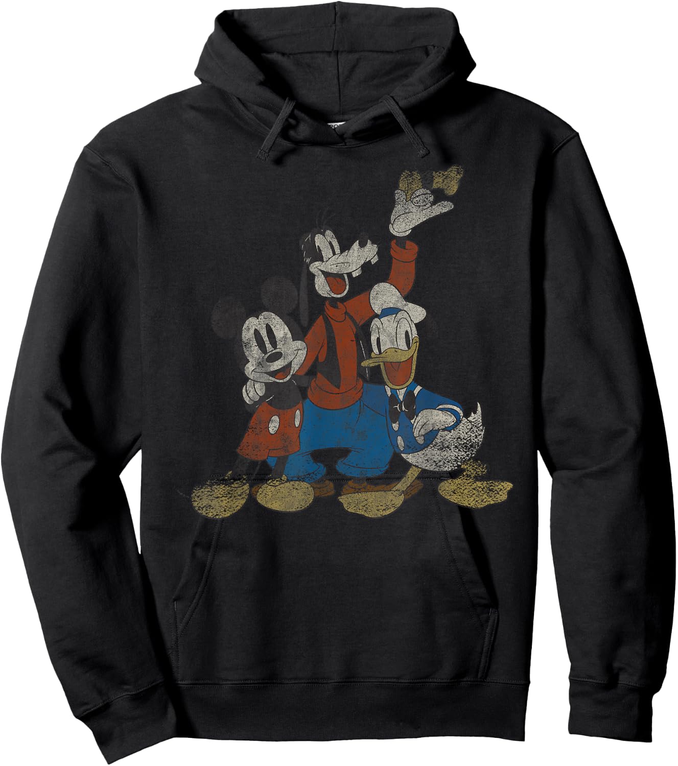Disney Mickey Donald and Goofy Classic Hoodie - Hoodie | Black