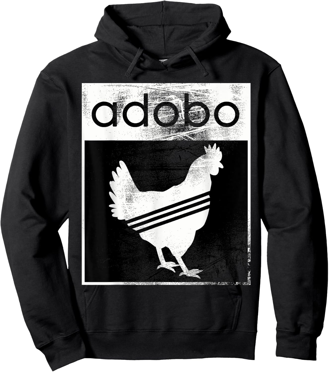 Chicken Adobo Shirt Funny Filipino Shirts Women Kids Hoodie - Hoodie | Black