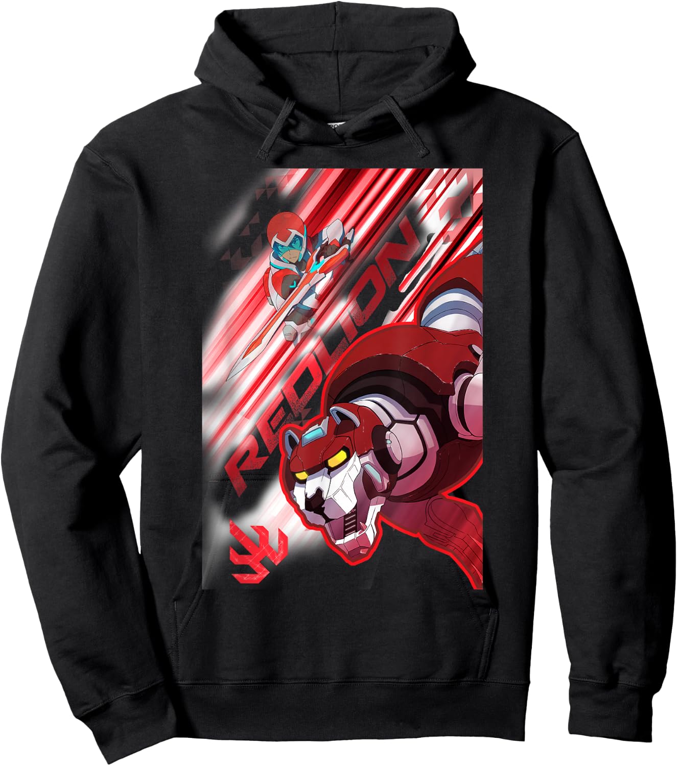 Voltron Legendary Defender Red Lion Keith Hoodie - Hoodie | Black