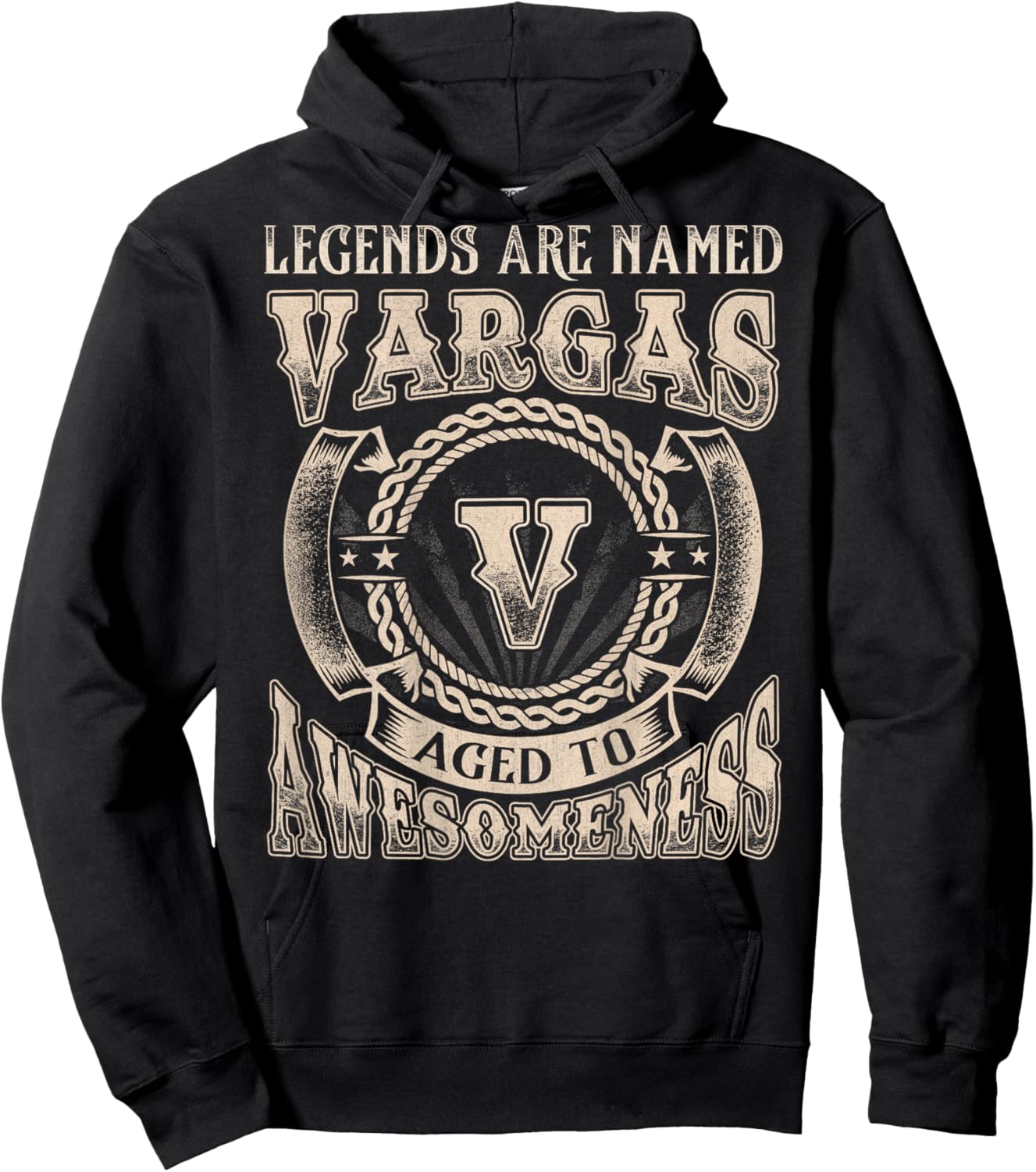 Vargas Name Shirt Legends are Named Vargas Hoodie - Hoodie | Black