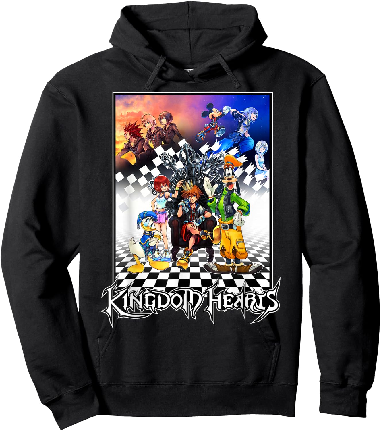 Disney - Kingdom Hearts Throne Hoodie - Hoodie | Black