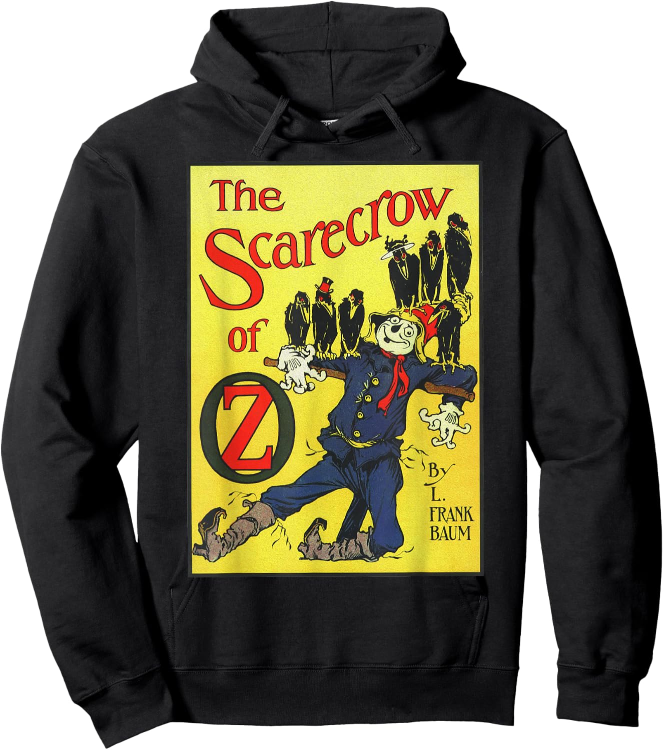 Retro Scarecrow Of OZ Shirt Art-Vintage The Wizard Of OZ Hoodie - Hoodie | Black