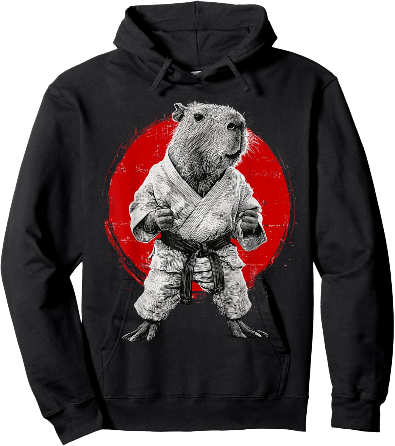 Karate & Judo | Japanese Martial Arts, Japan, Capybara Hoodie - Hoodie | Black