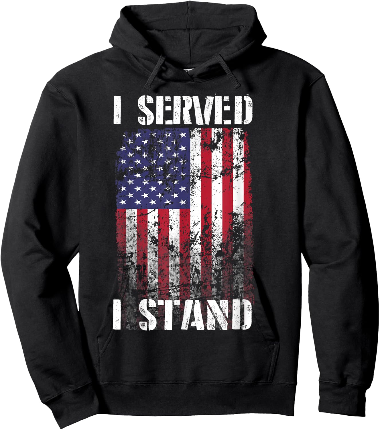 I Served I Stand T Shirt Hoodie - Hoodie | Black