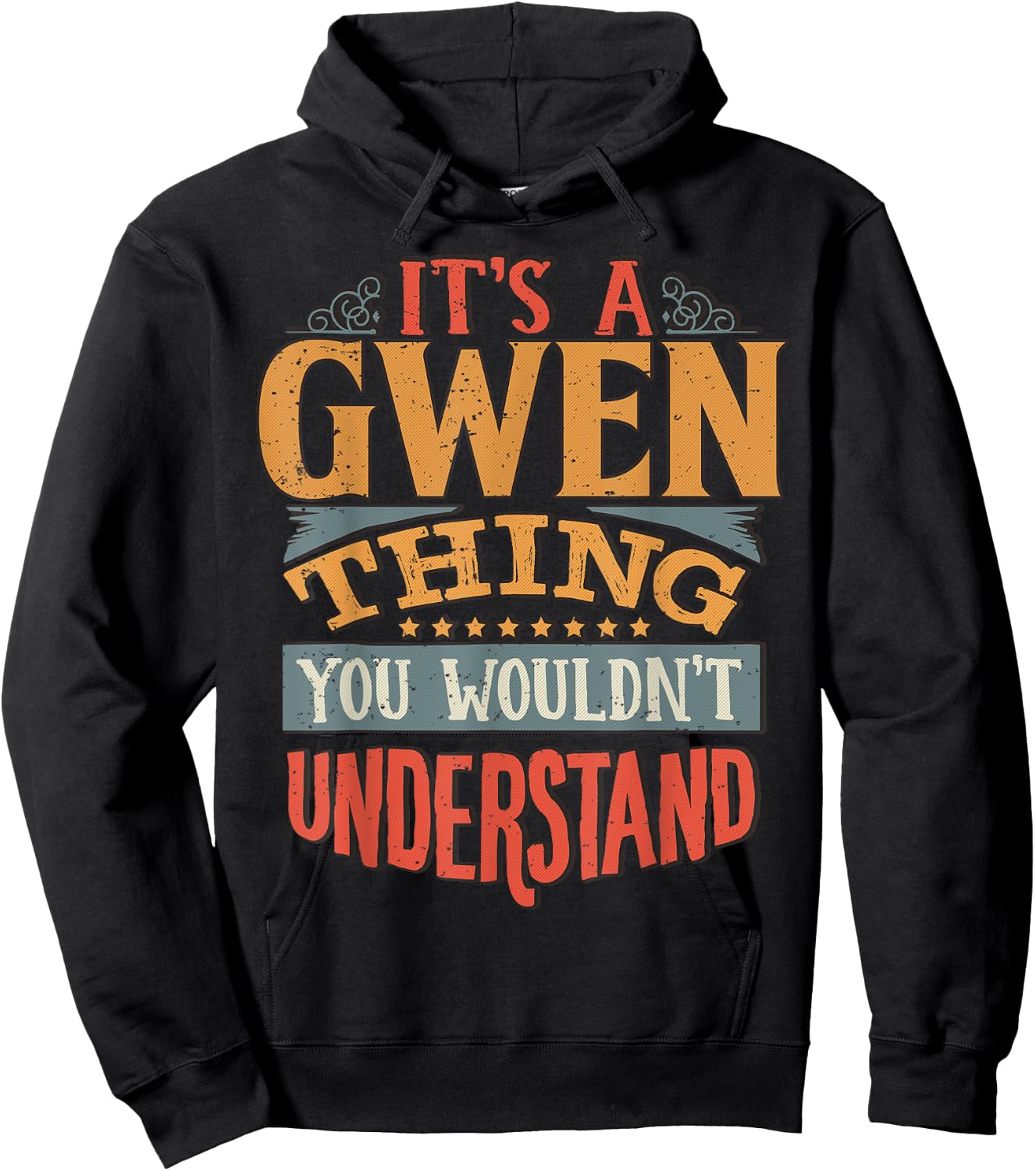 Gwen Name Hoodie - Hoodie | Black