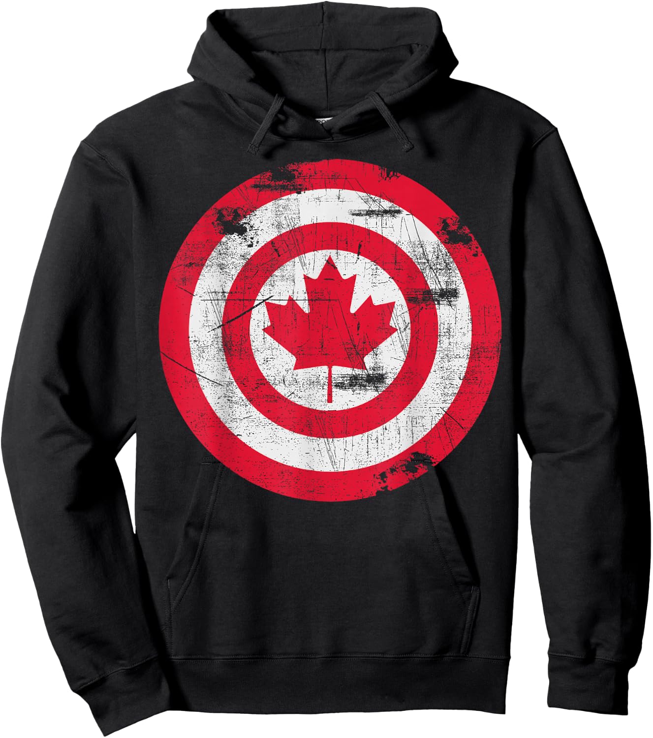 Captain Canada Flag Hoodie - Hoodie | Black
