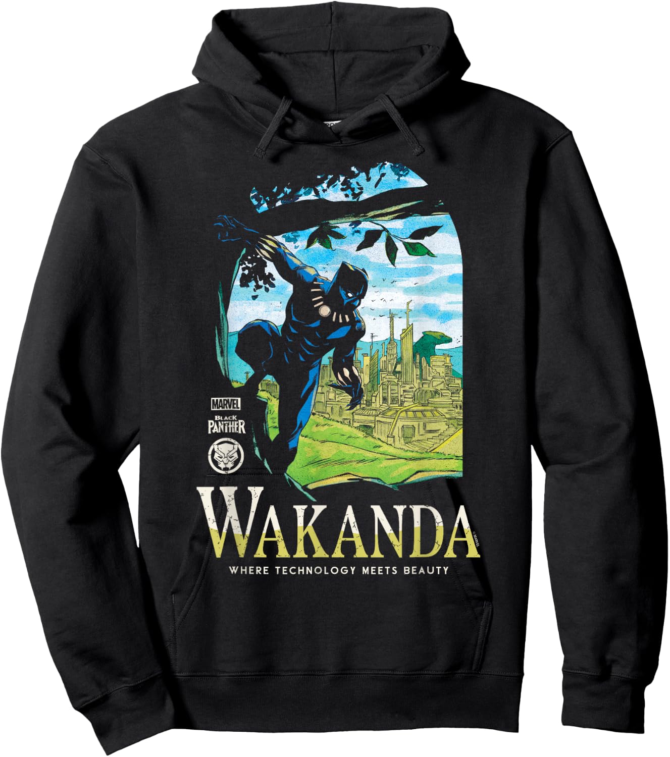 Black Panther - Destination Hoodie - Hoodie | Black