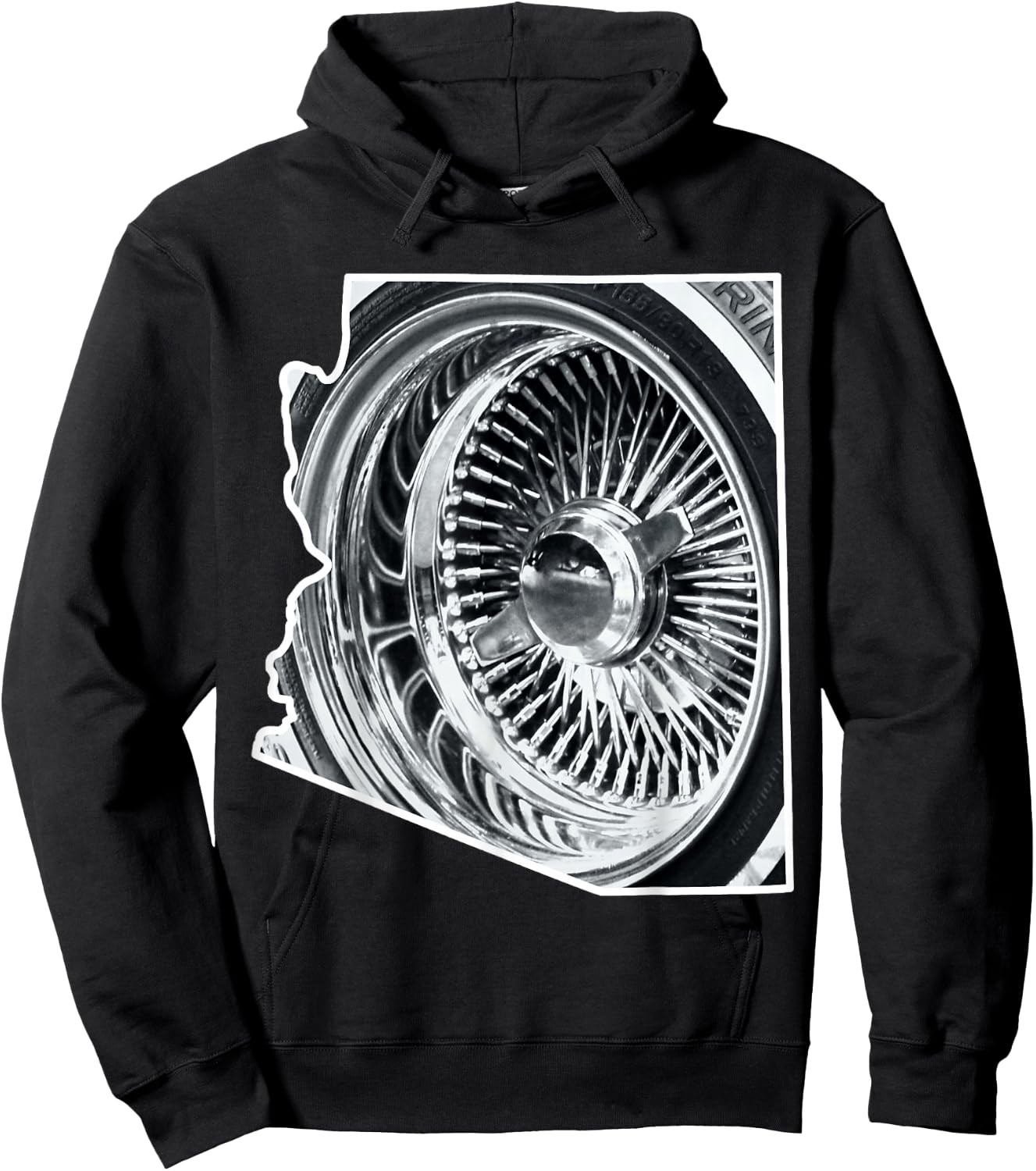 Arizona Lowrider Wheel Hoodie - Hoodie | Black