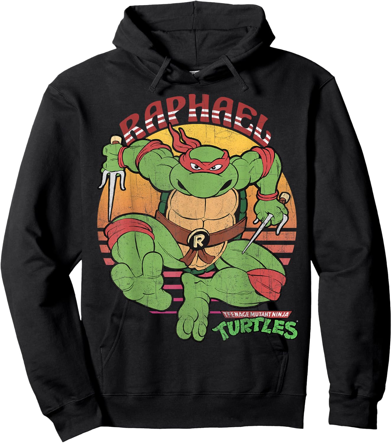 Teenage Mutant Ninja Turtles Raphael Sun -Shirt Hoodie - Hoodie | Black