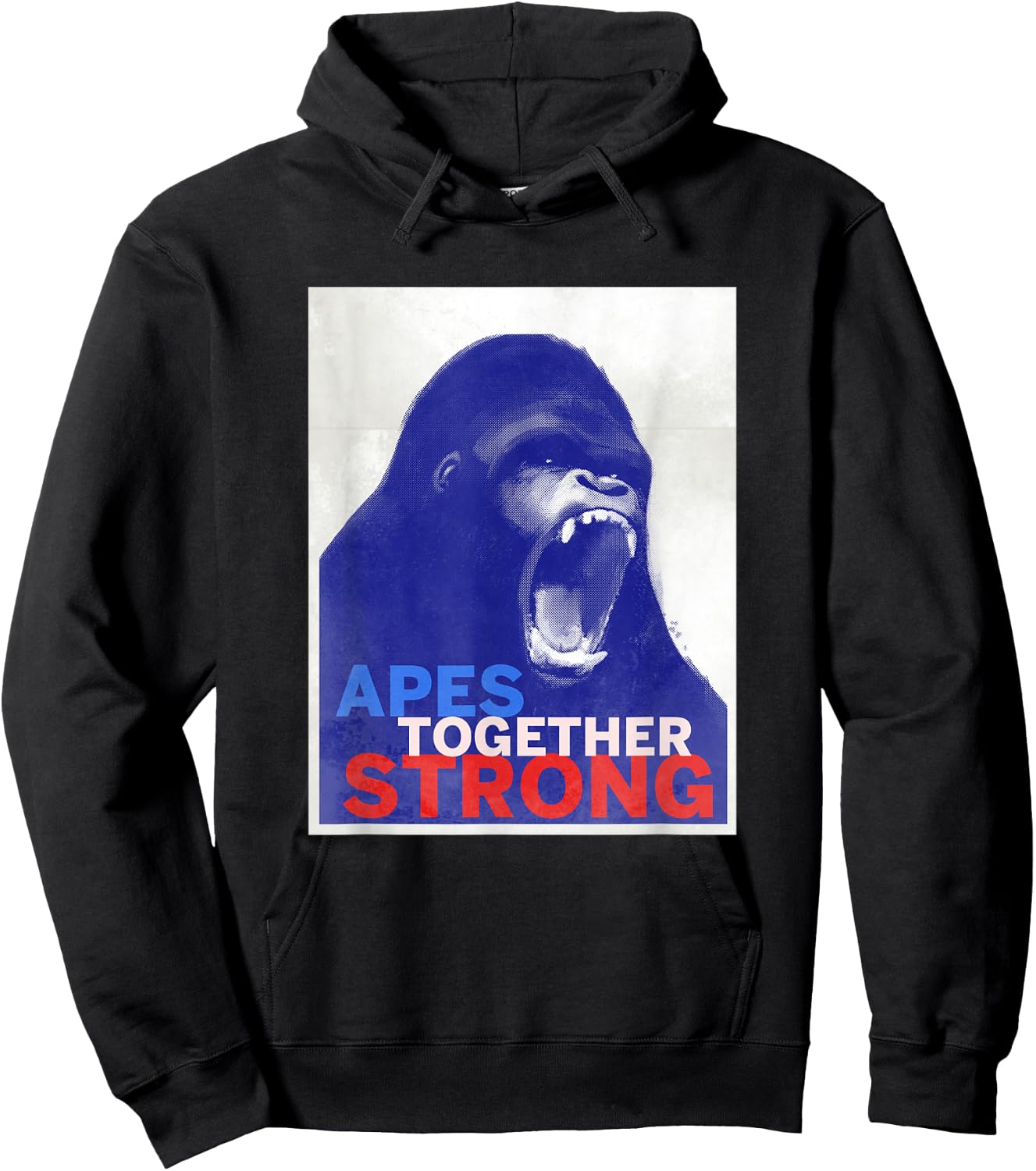 Apes Together Strong Graphic Shirt for Ape Fans Hoodie - Hoodie | Black