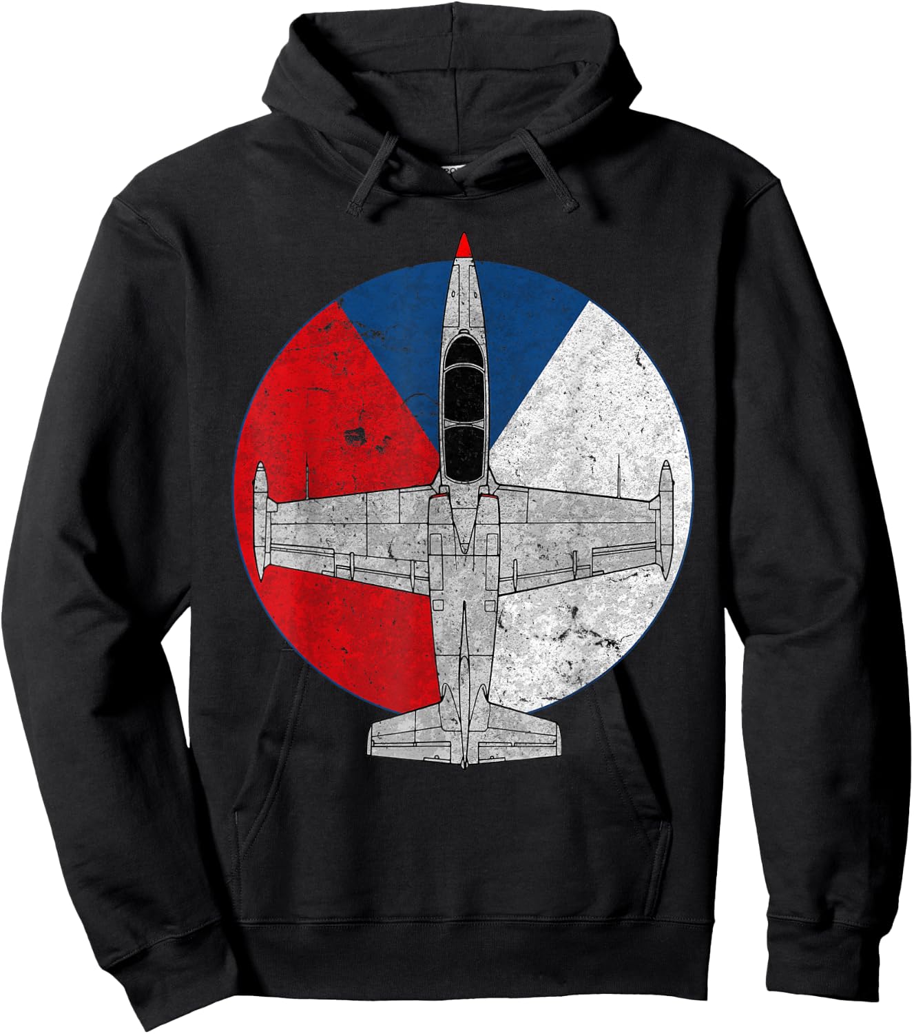 L-39 Albatros Czech Jet Aircraft Vintage Pilot Hoodie - Hoodie | Black
