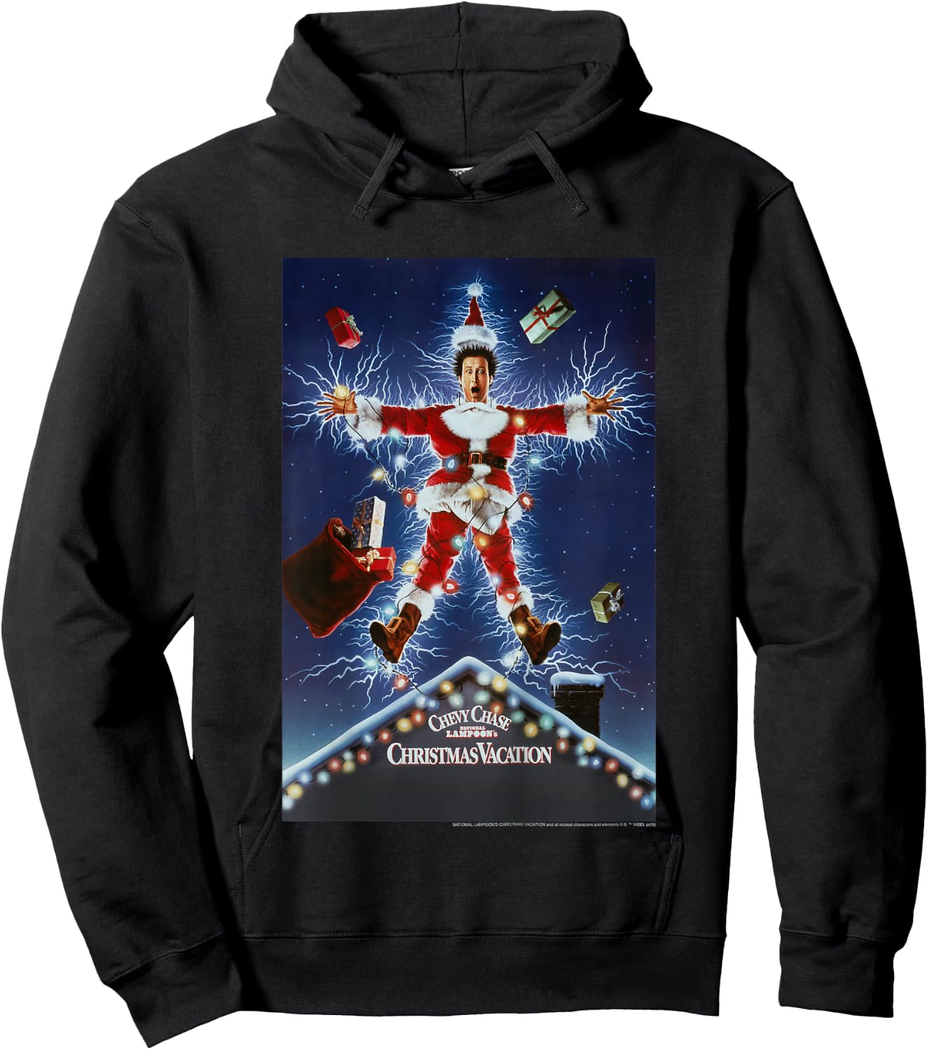 Kids National Lampoon's Christmas Vacation Classic Movie Poster Hoodie - Hoodie | Black