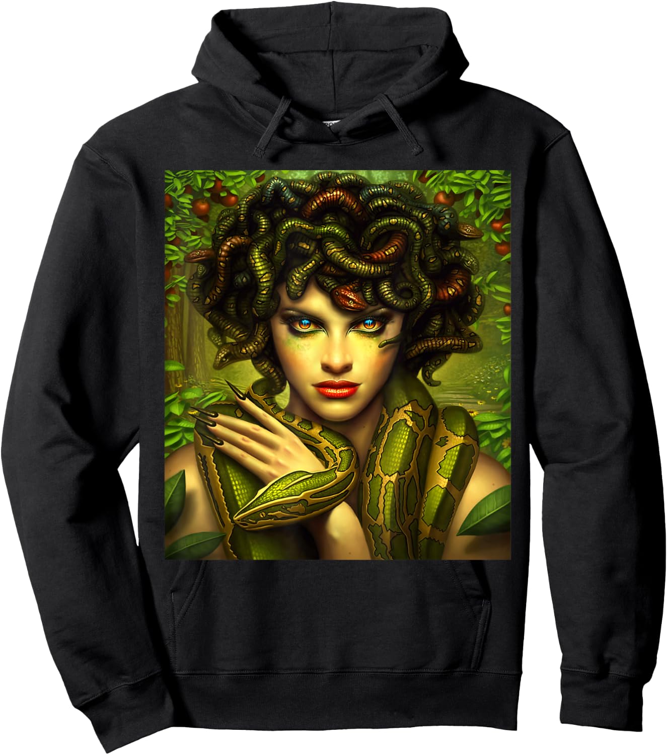 Art and Rock Medusa Party and Gift unissex Medusa Hoodie - Hoodie | Black