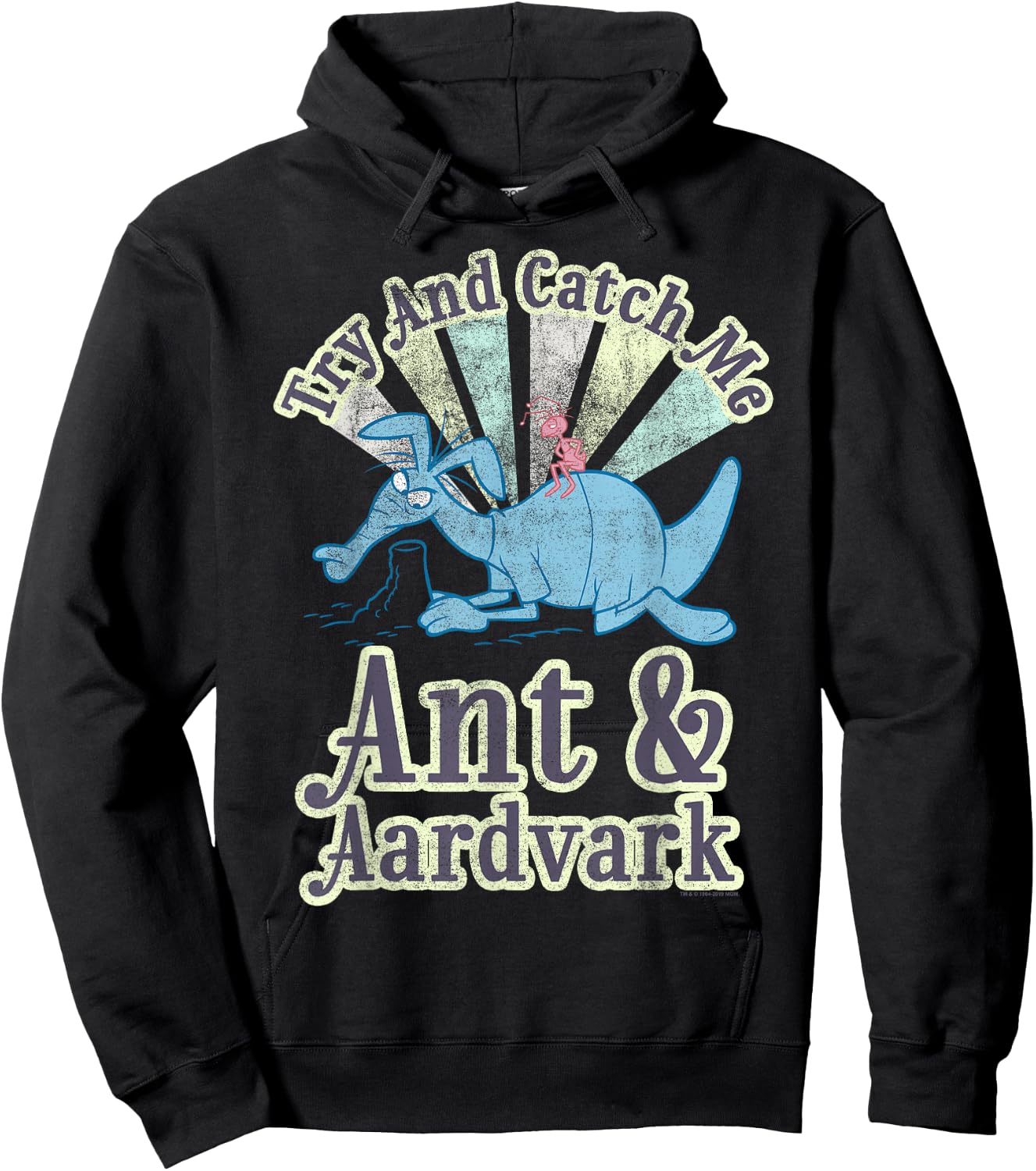 Pink Panther Ant And Aardvark Try And Catch Me Hoodie - Hoodie | Black