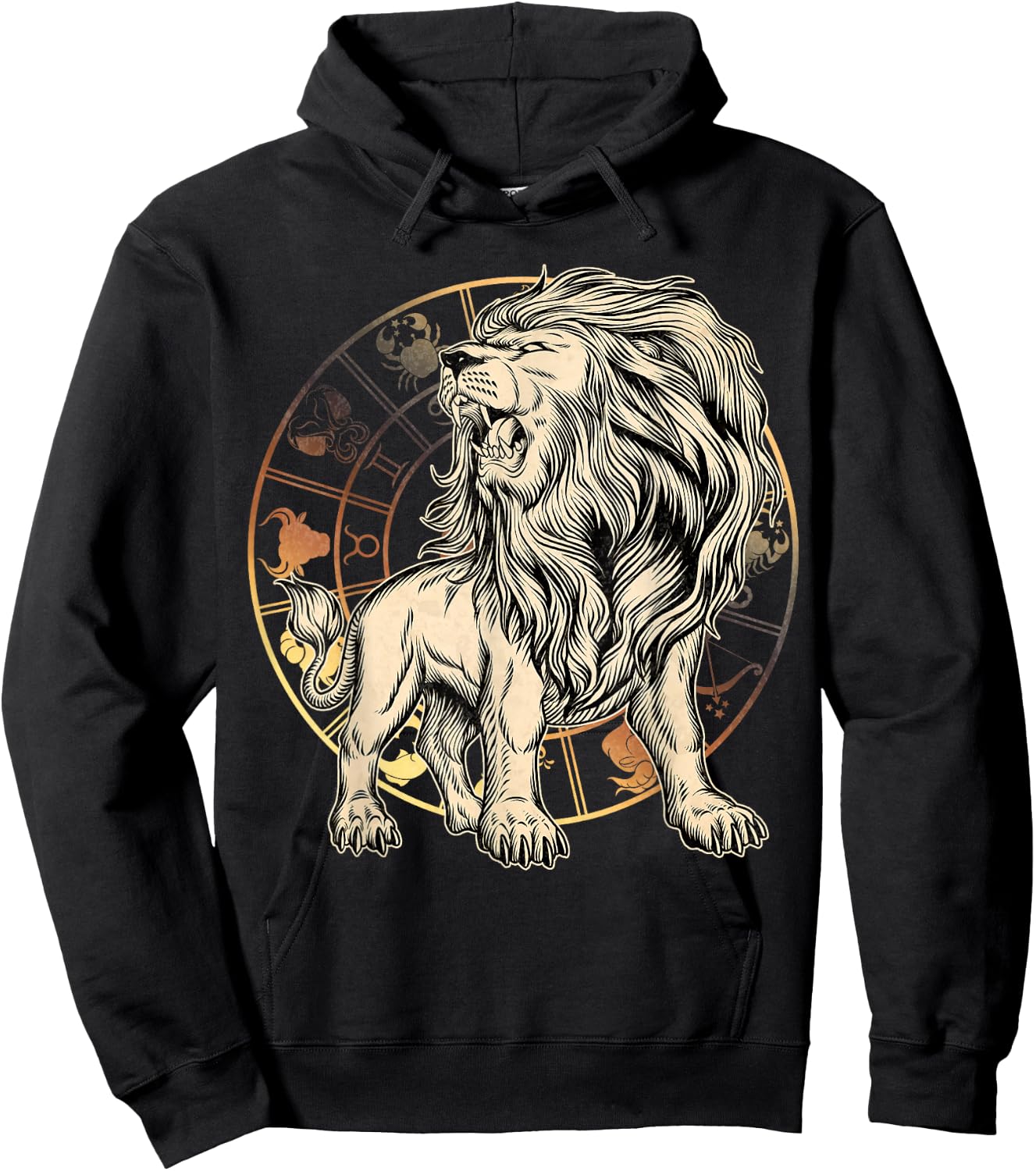 Leo Birthday Gift - Born in July-August - Zodiac Leo Hoodie - Hoodie | Black