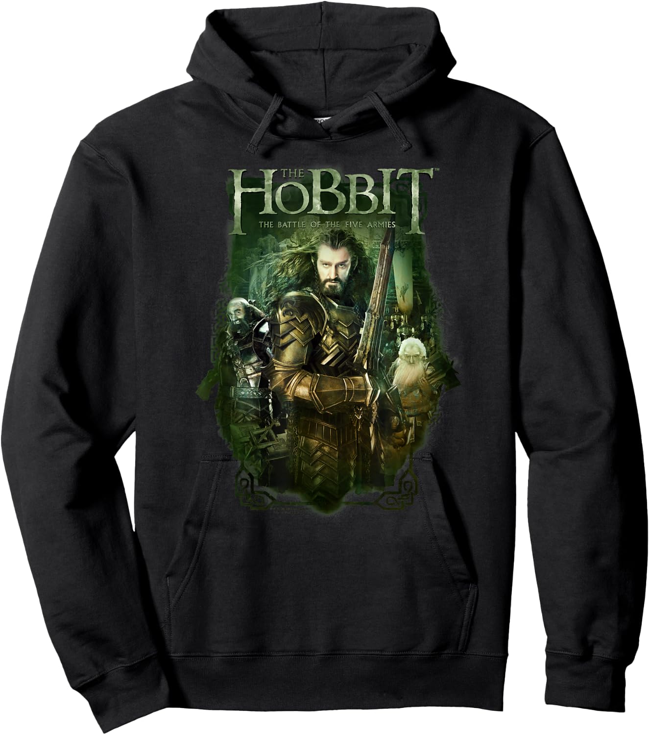 Hobbit King Thorin and Company T Shirt Hoodie - Hoodie | Black