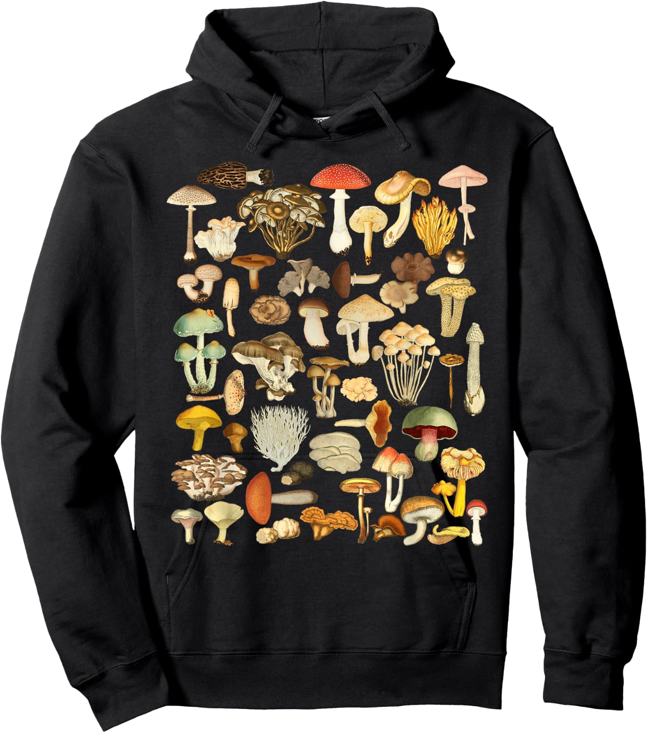 Mushroom Mycology Fungi Foraging Mushroom Whisperer Hoodie - Hoodie | Black