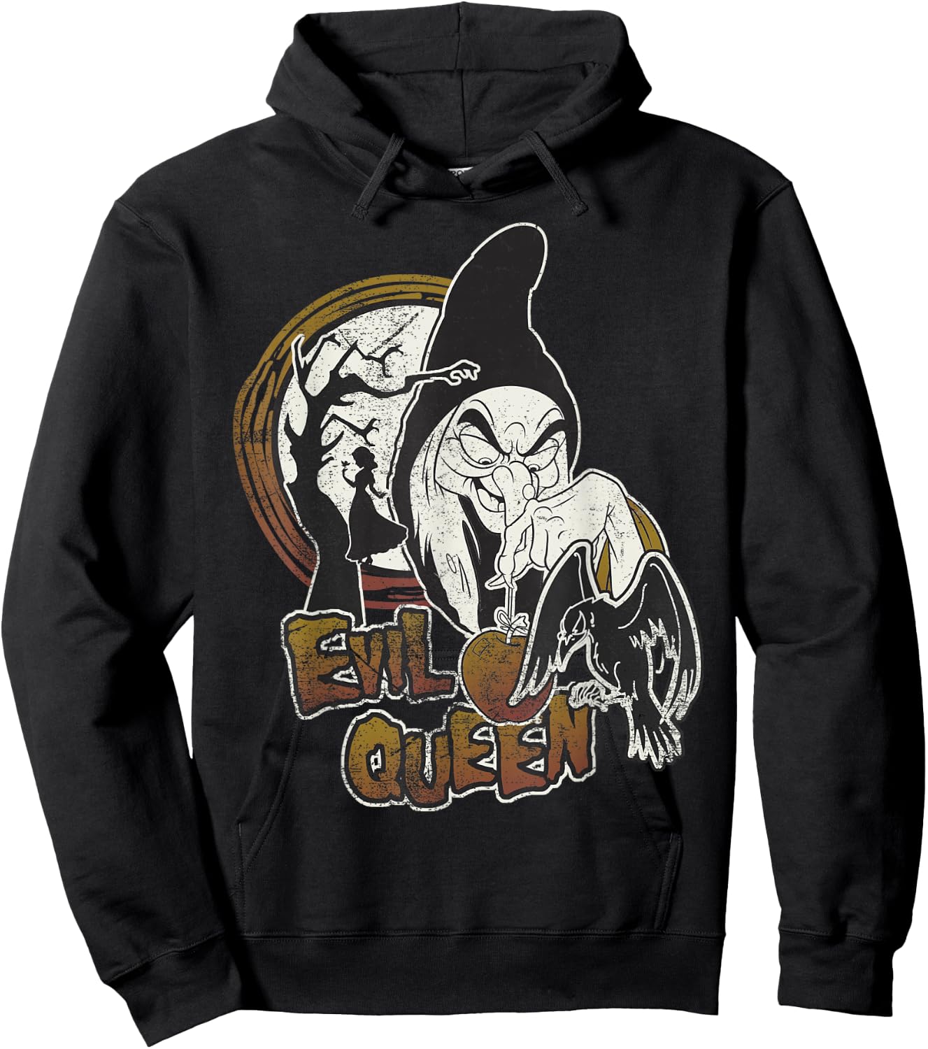 Disney Snow White Halloween Evil Queen Poison Apple Vintage Hoodie - Hoodie | Black