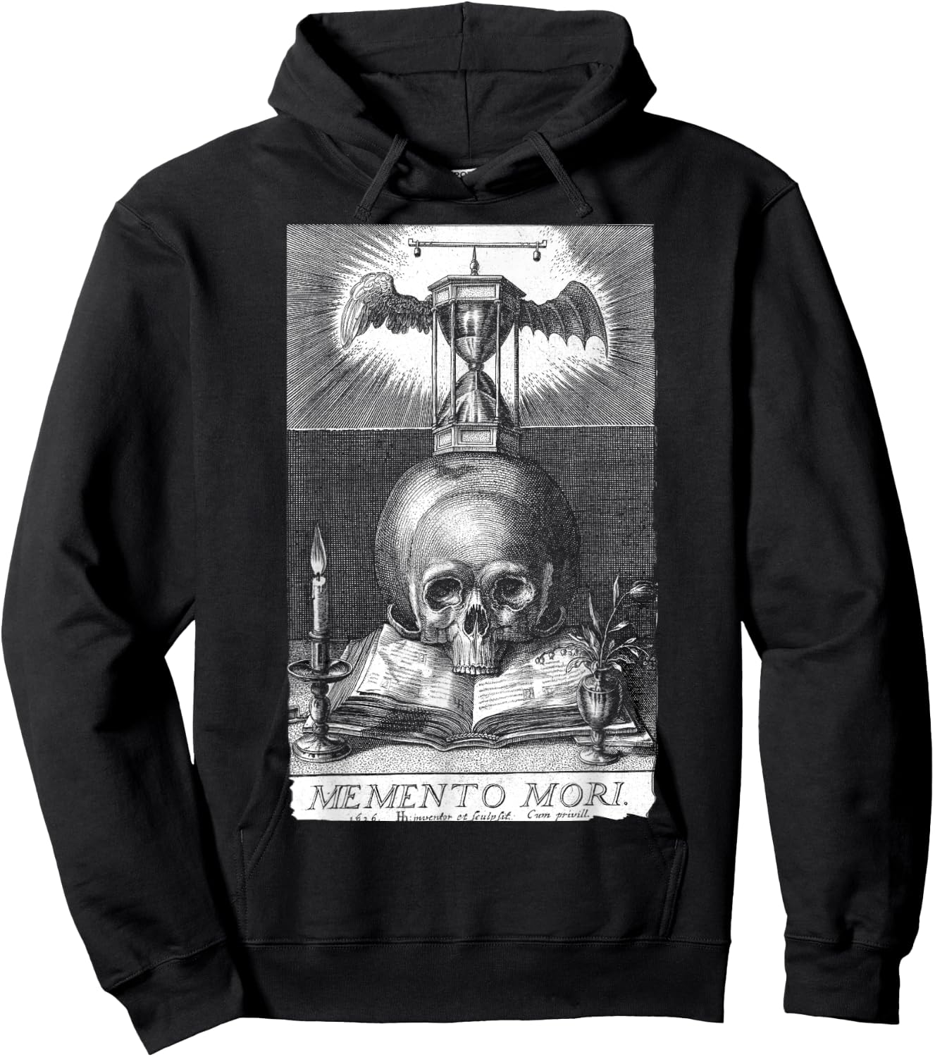 Memento Mori Stoicism Philosophy Philosopher Memento Mori Small Hoodie - Hoodie | Black