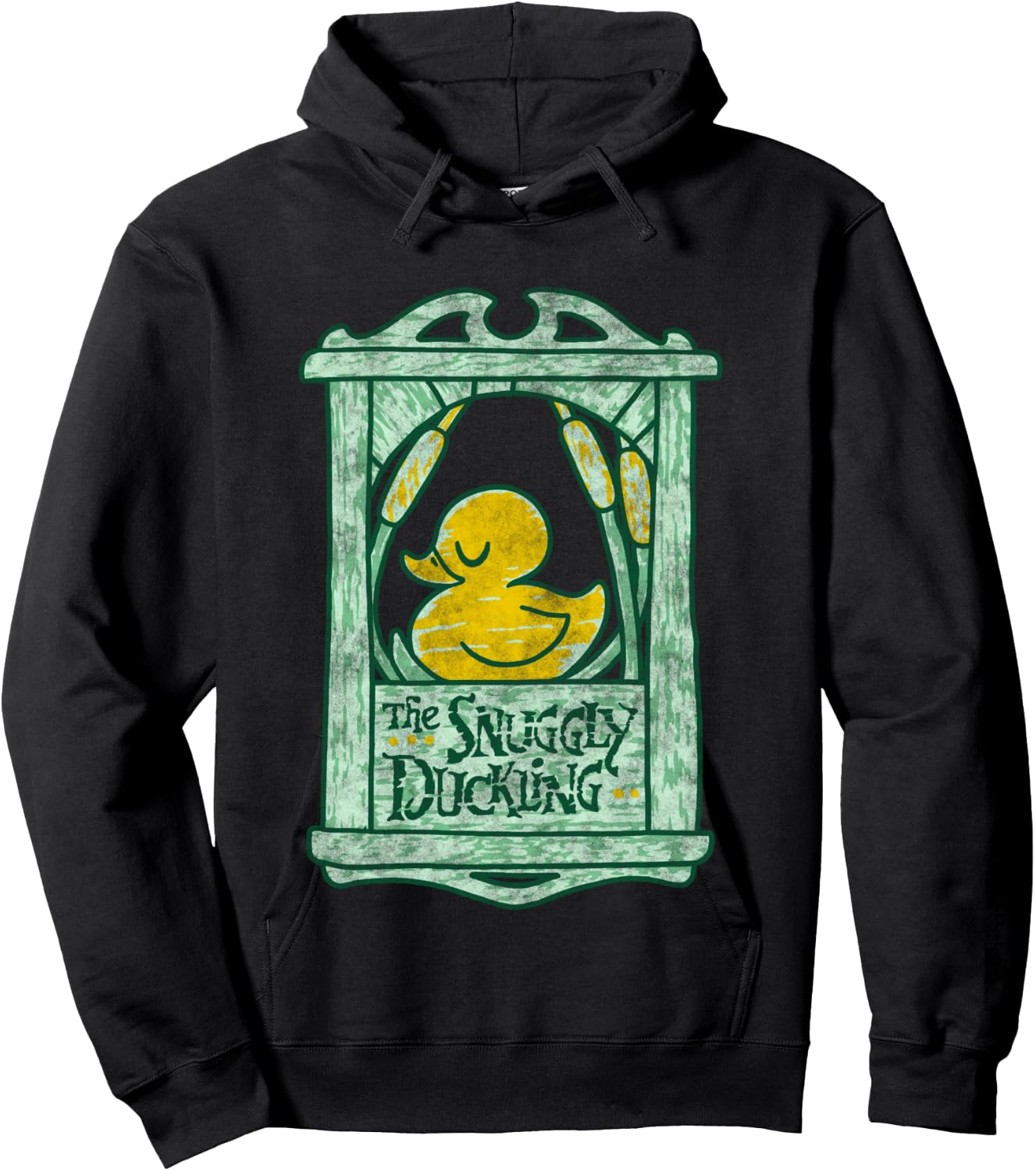 Disney Tangled The Snuggly Duckling Vintage Sign Hoodie - Hoodie | Black