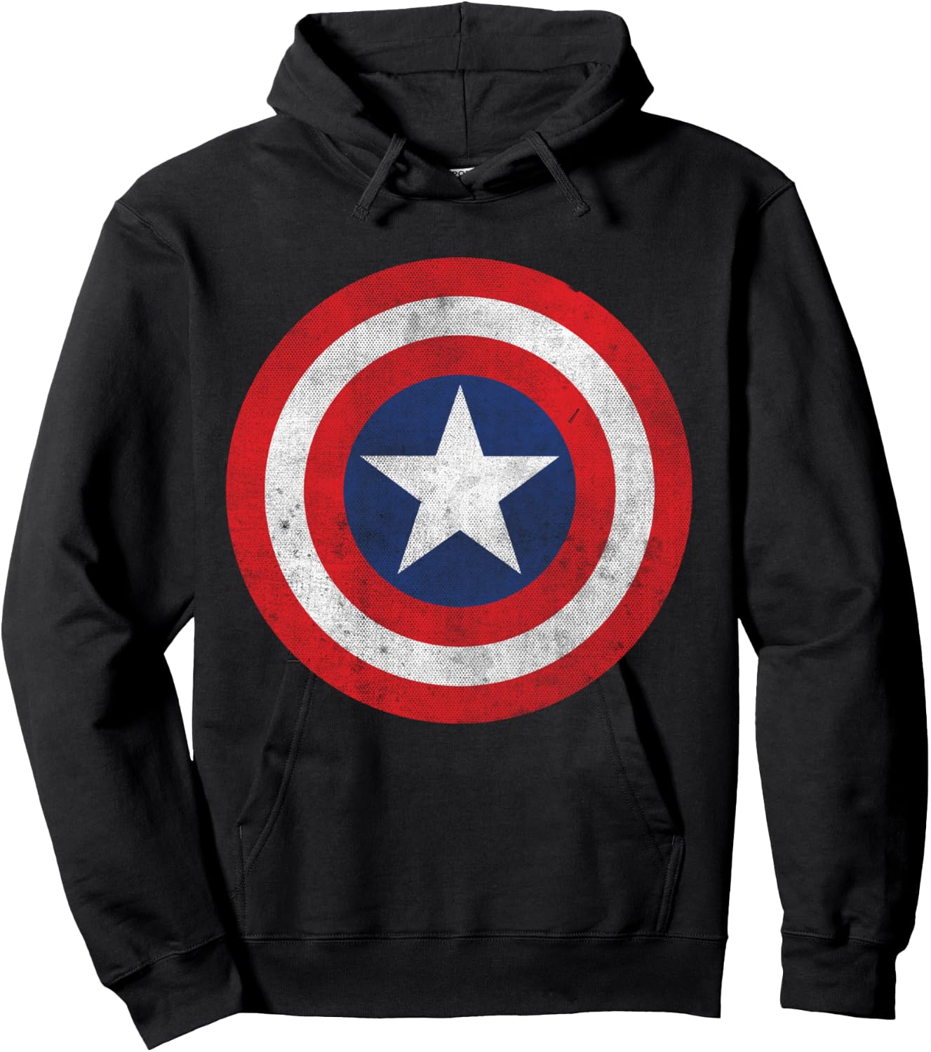 Marvel Captain America Classic Shield Hoodie - Hoodie | Black