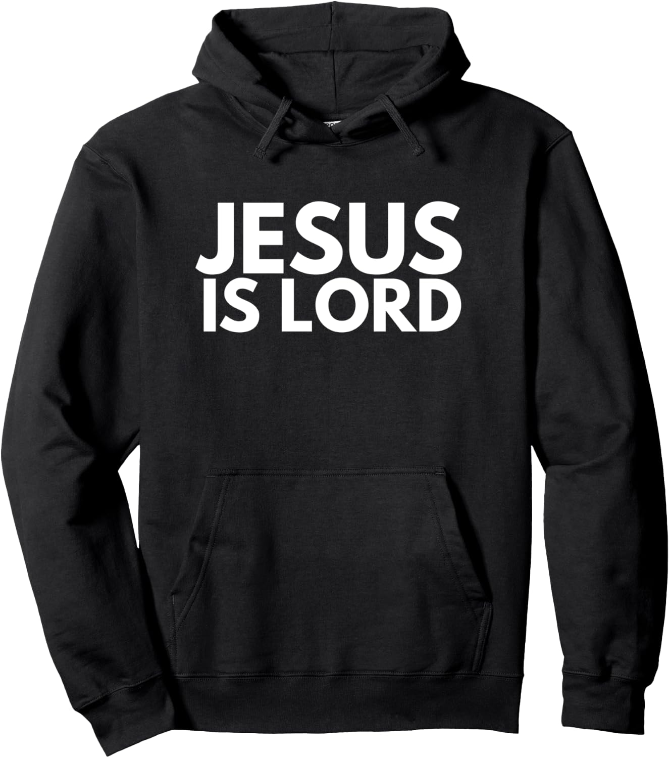 Jesus is Lord Savior God Religion Prayer Faith men women Hoodie - Hoodie | Black