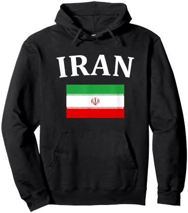 Iranian Pride Flag Iran Shirt Great Gift Hoodie - Hoodie | Black