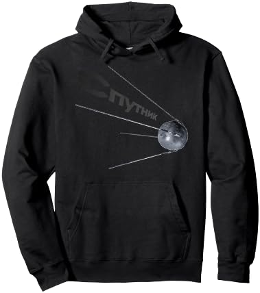 Sputnik Satellite USSR Soviet Cosmos Space Hoodie - Hoodie | Black