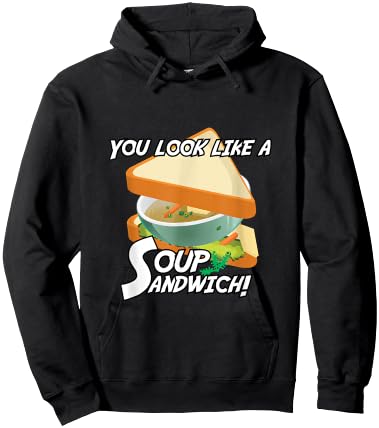 You Look Like A Soup Sandwich Military Theme Hoodie - Hoodie | Black
