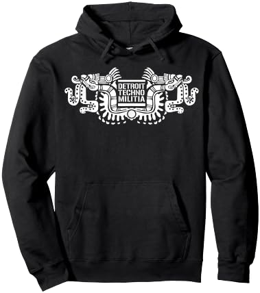 Detroit Techno Militia: Aztec Design Hoodie - Hoodie | Black