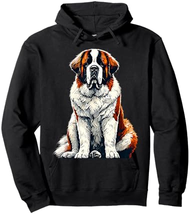 Saint Bernard Dog St. Bernard Hoodie - Hoodie | Black