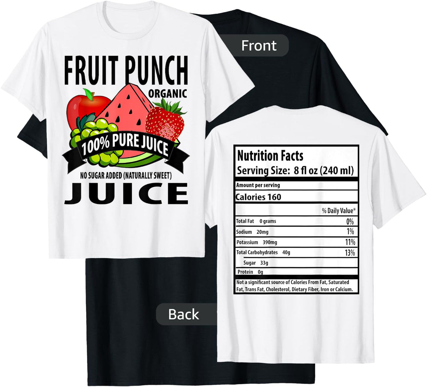Fruit Punch: Family Halloween Costumes for 5 People T-Shirt - T-Shirt | Black