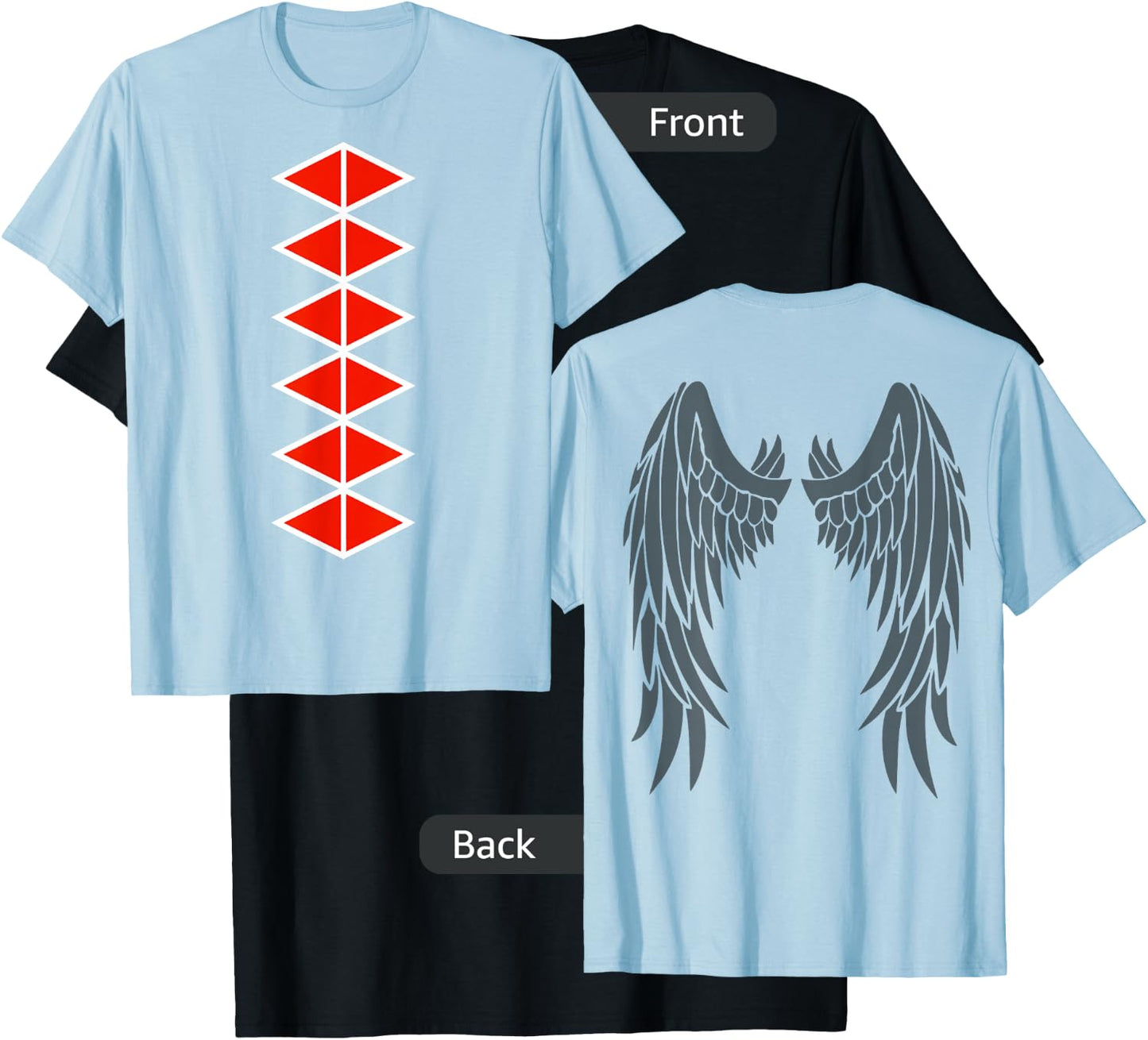 Costume Flying Monkeys Halloween ( wings on the back) T-Shirt - T-Shirt | Black